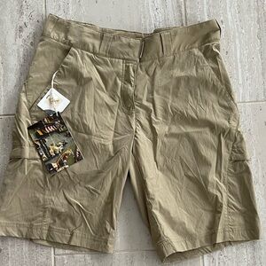 Exofficio Women’s Khaki Cargo Shorts